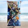 Anime Hero Academia Print Beach Towel, Large Soft Quick Dry Towel for Beach Camping Swimming