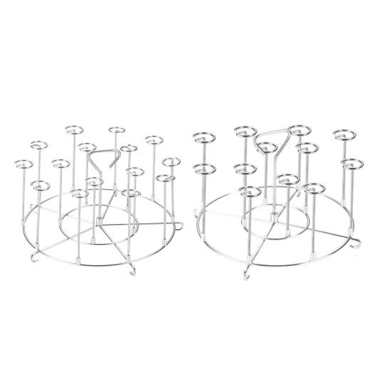 Stainless Steel BBQ Vertical Skewers for Air Fryer Grill Set of 15 Skewers Detachable Heat-Kitchen Tools for Cafe Restaurant Bakery