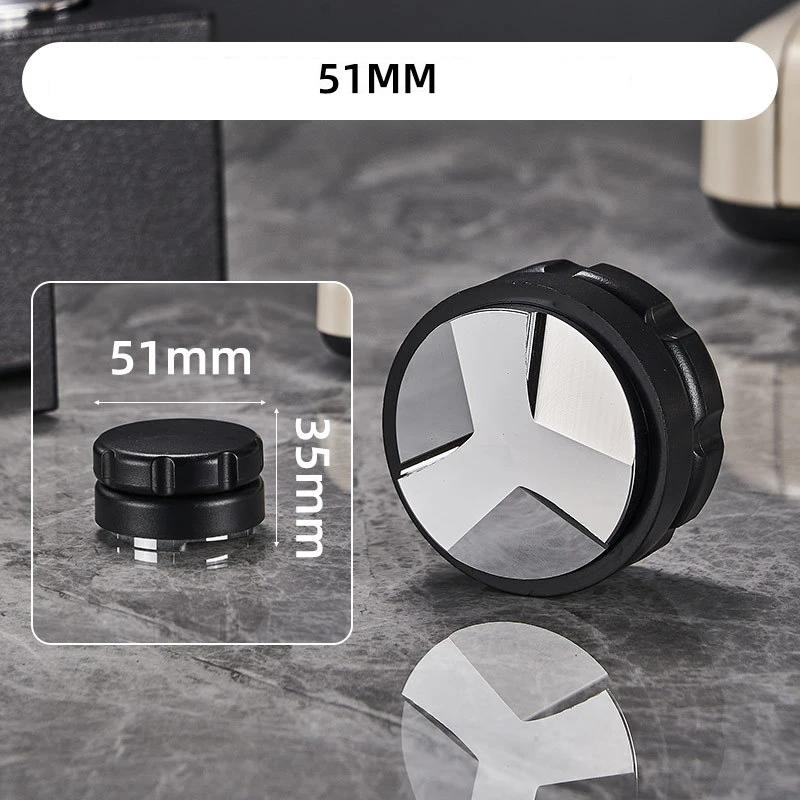 

51/53/58 мм Темпер для кофе с тремя наклонными скатами Темпер для кофе Дистрибьютор для кофе Инструмент для раздачи эспрессо Кофейные аксессуары