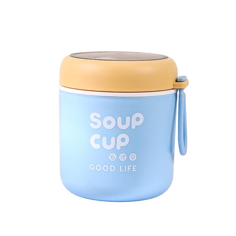 Compact Sealed Soup & Snack Cup - Kids Lunch Box, Student Bento Box, Food Grade Small Container