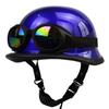 Motorcycle Retro Outdoor Riding Half Open Face  Helmet With Glasses S,M,L,XL,XXL