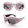 Hip Hop Sporty Sunglasses Stylish Unique Lightweight Sunglasses Futurists Shades Live Show Party Photo Props