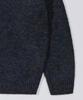 GLW Mild Heathered Crew Neck Sweater Oversized Knit Black