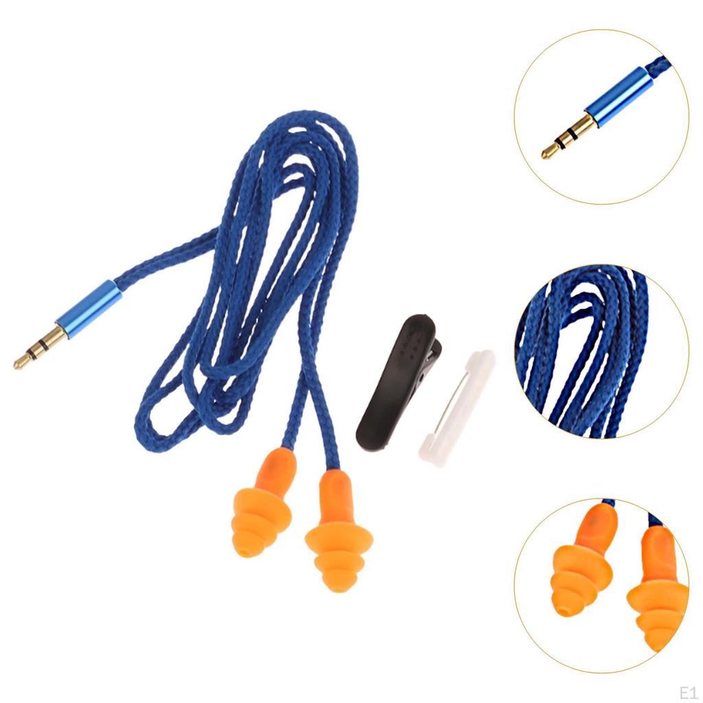 3.5mm Earphones for Work And Sports with Ear Plug Design