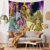 Retro Saint Seiya Anime Tapestry Indian Buddha Wall Decoration Witchcraft Bohemian Hippie Wall Hanging Sheets