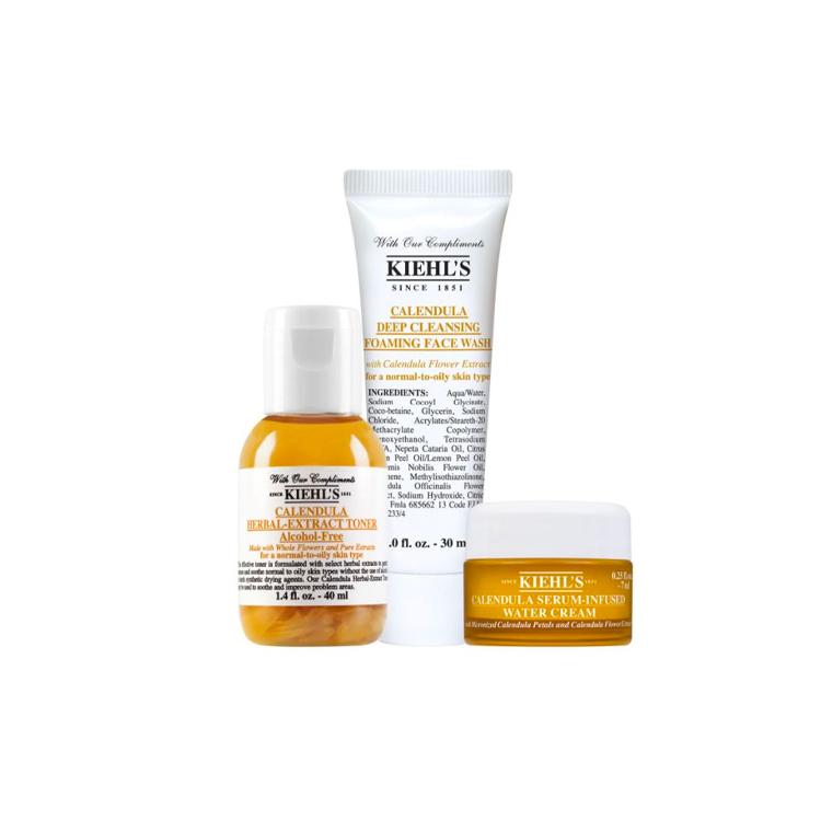 Набор пробников Kiehl s с календулой 3-Piece Sample Set