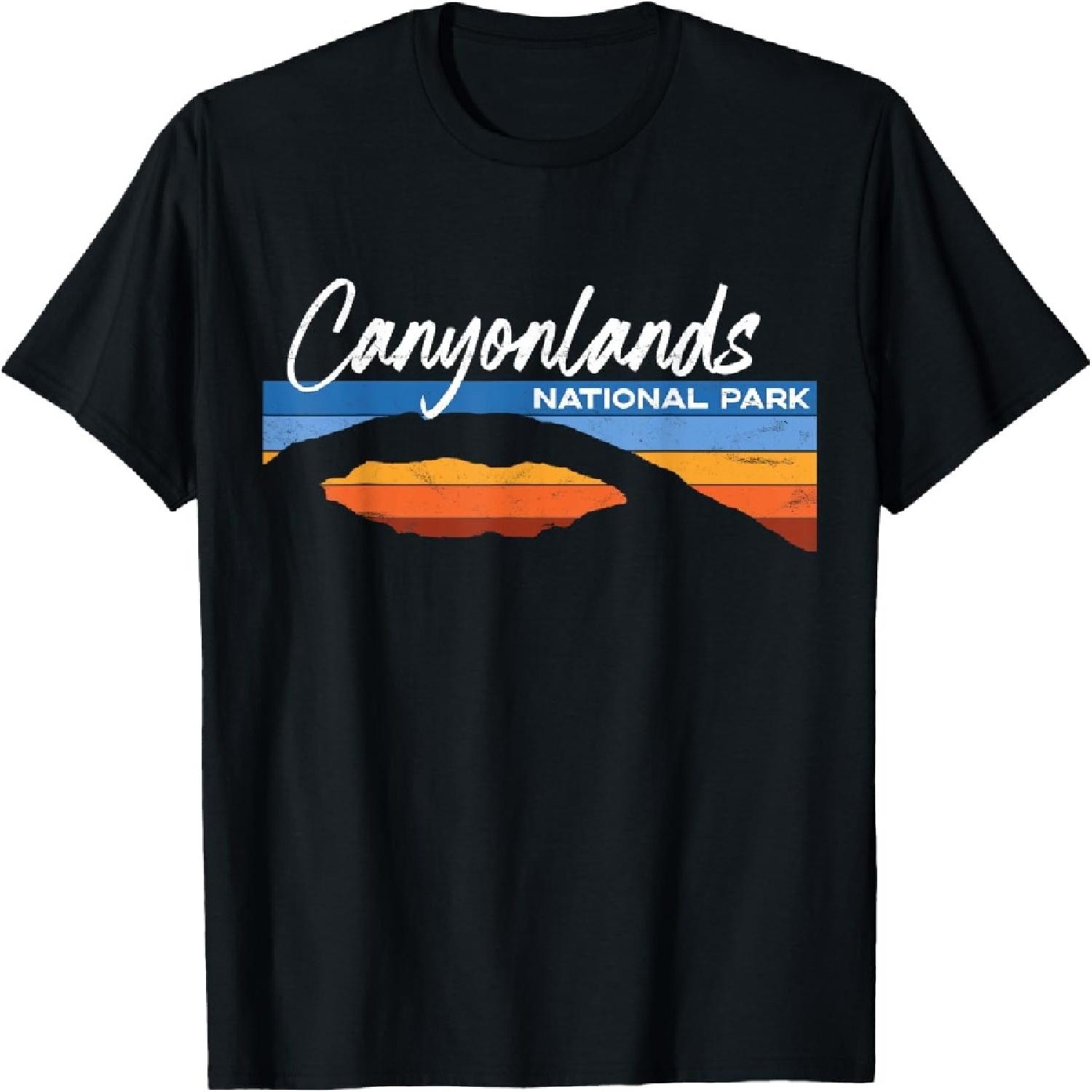 Canyonlands National Park Moab Utah Vacation Retro UT T-Shirt S