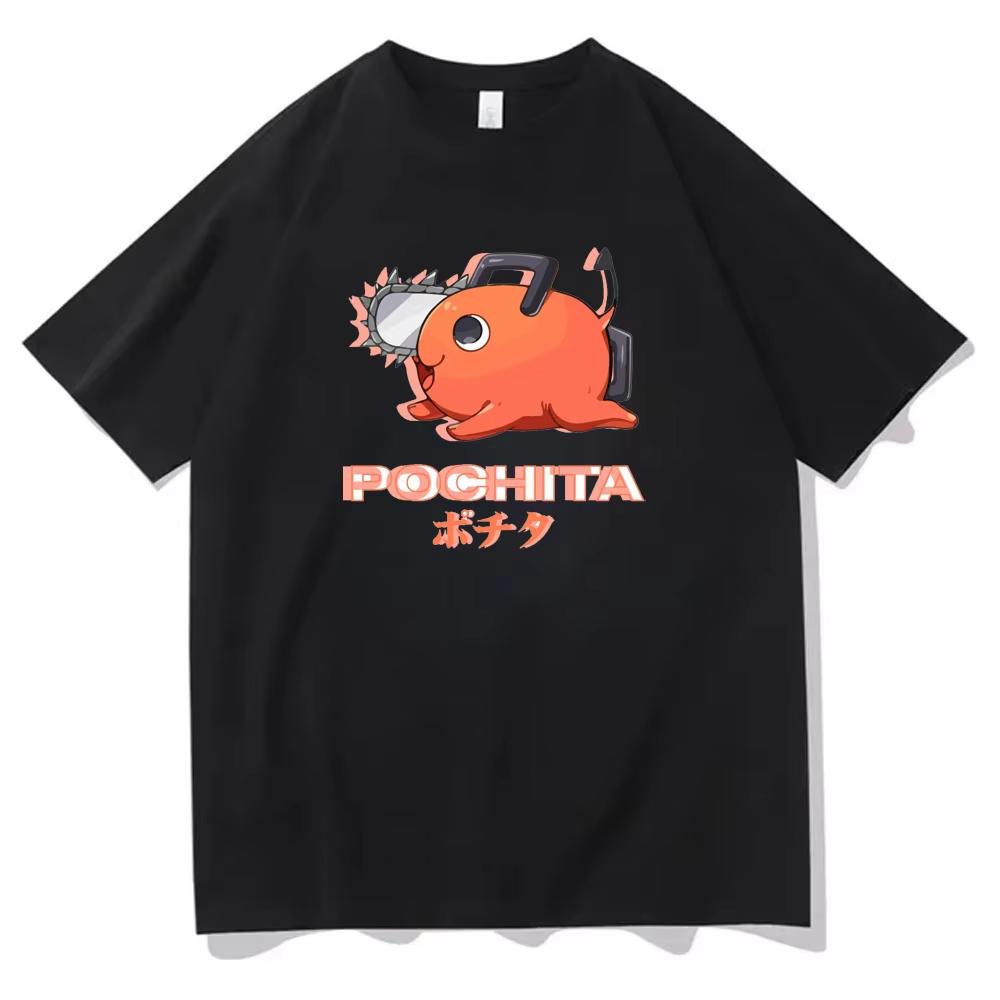 Sommer Neues Anime Kettensägen Unisex Bedrucktes T-Shirt Unisex und Damen T-Shirt Unisex Top Sport T-Shirt Unisex T-Shirt Harajuku Y2K Tee