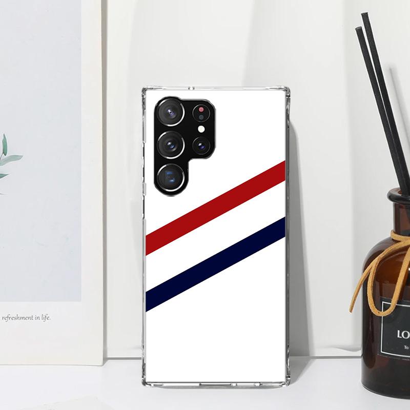 Luxury Sports Line Cool Stripes Phone Case For Samsung Galaxy Note 20 Ultra 10 Plus 9 8 M11 M12 M21 M30S M32 M51 M52 J4 J6 + J8