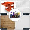Spray Can Organizer Tool Organizer Steel Shelf Storage Rack For Paint Bottle Can Organization Storage Paint Can Holder For