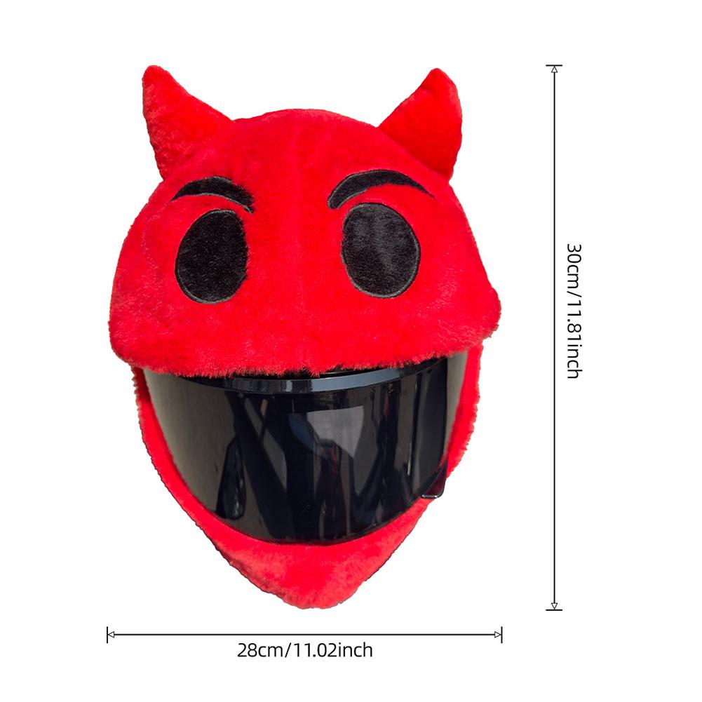 Caschi per Moto Cartoni Animati Copertura Protettiva Peluche per Casco Coperture Integrali per Casco per Halloween Divertimento all'Aperto Caschi Personalizzati