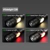 High Power LED Flashlight TYPE-C Rechargeable Aluminum Torch Outdoor Searchlight Portable Camping Light with Telescopic Zoom