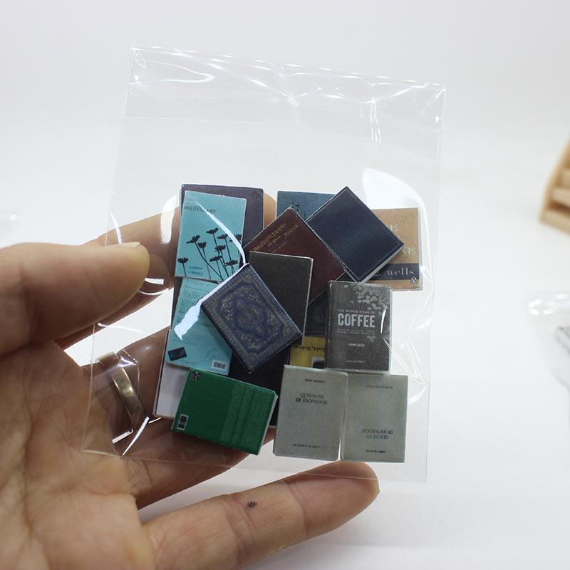 20 buc 1:12 Cărți în miniatură pentru casă de păpuși, carte de benzi desenate, cărți mici, mini model pentru copii, jucării de prefă, accesorii pentru casă de păpuși