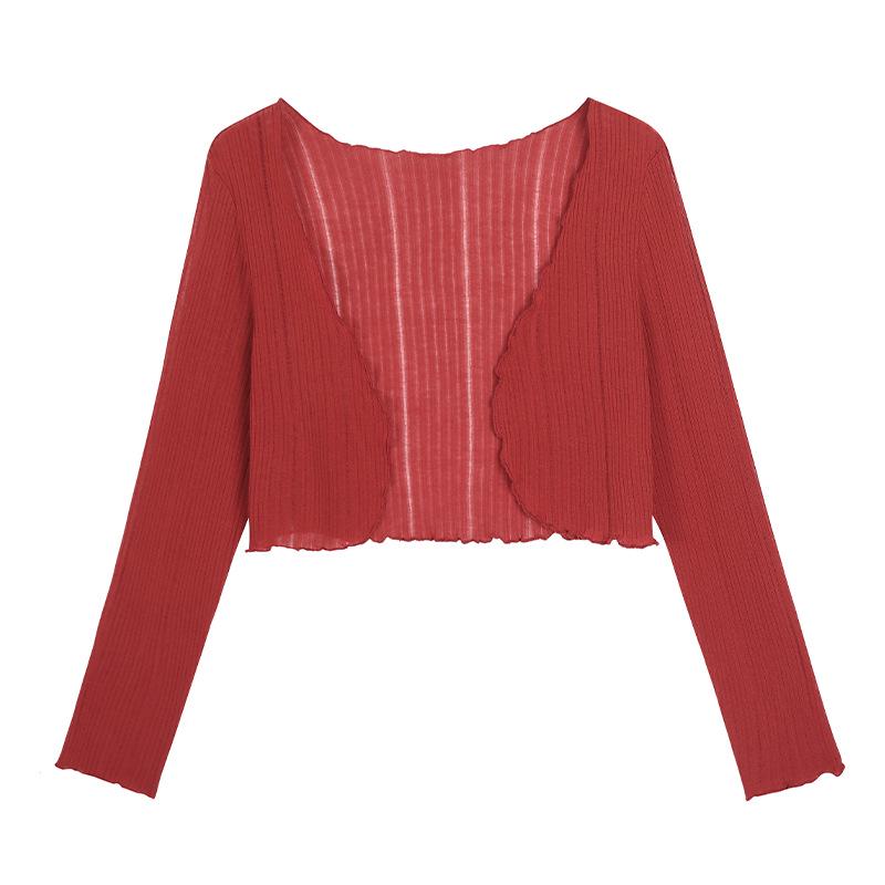 

Red Floral Cardigan & Slim Suspender Dress Set for Autumn - Large Size 4XL (Recommended 90-100kg)