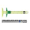 Sliding Gauge with No-Hassle Triangles Gauge Sewing Measuring Tools Plastic
