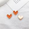 90 pezzi/confezione Ciondoli in Lega a Goccia d'Olio a Forma di Cuore per Gioielli Fai-da-Te Stile Coreano e Braccialetti in Oro K.