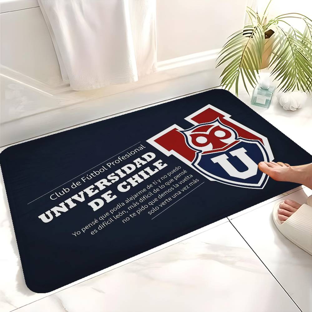 Chile U-University Logo Anime Bathroom Mat Anti-slip Absorb Water Long Strip Cushion Bedroon Mat Welcome Doormat