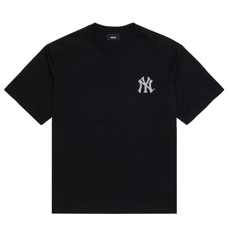MLB T Shirts Unisex Black Crew Neck Moderate 3ATSM0563-50BKS XL
