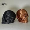 SUV-Anhängerkupplungsstopfen Totenkopf-Anhängerabdeckung, Universeller Anhängerkupplungskopf 3D-gedruckte Staub-Hardcore-Stil LKW-Ausrüstungskappe Schutz mit Rissstruktur, Rostfrei