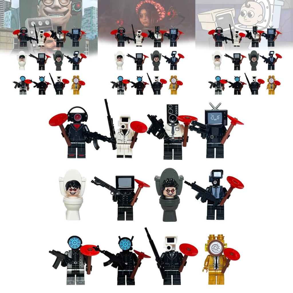 Ninja Chicken Pixel World Building Blocks Educational Toy For Kids