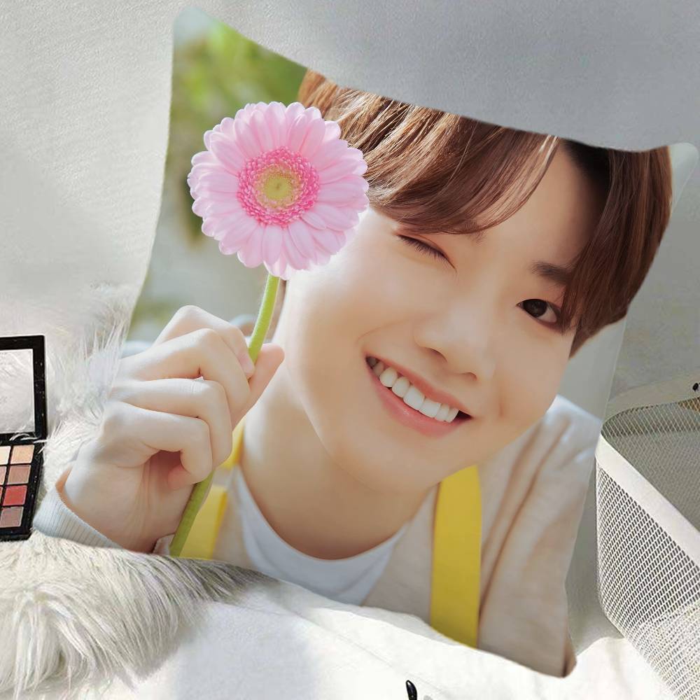 Kim Jun Kyu Treasure Pillow Case Square Pillow Bedroom Sofa Leisure Comfort Cushion Car Home Decoration