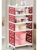 Multi-Layer Movable Storage Rack for Kitchen and Shoes