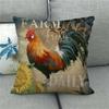 Farm Animals: Cows Sheep Pigs Chickens Digital Printing Short Plush Pillow Covers For Car Sofa Office Cushion Cover Home Goods