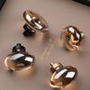 Luxury Pigeon Egg Crystal Handles Cabinet Drawers Exquisite Crystal Hooks Transparent Amber Color Wall-mounted Indoor Decoration