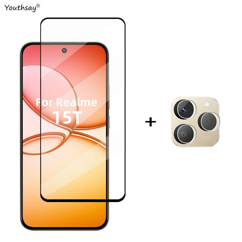 Full Cover Tempered Glass For Realme 15T Glass Realme 15T Screen Protector Protective Phone Lens Film For Realme 15T