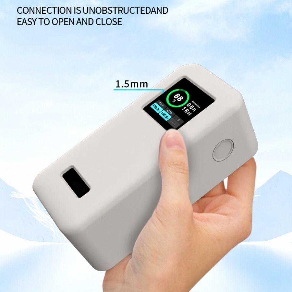 Shockproof Silicone Case Soft Anti-drop Protective Cover Dustproof Portable for Anker Prime 20000mAh Power Bank 200W