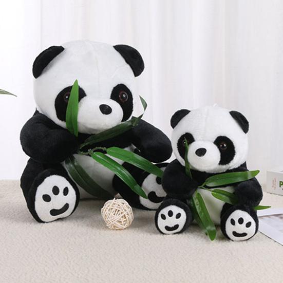 Plyšová hračka Panda Krásné plyšové panenky Hračky plně naplněné Vycpané zvířátko Panenka Závěsná ozdoba Dětský narozeninový dárek