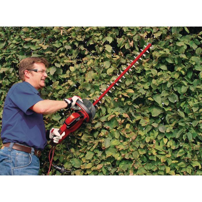 Einhell taille-haies électrique ge-eh 7067 (700 w, longueur de coupe 67 cm, fourreau de protection, anti-arrachement du câble)