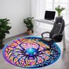1pc Spider Web Chair Carpet for Office, Non-slip, Soft and Durable Leisure Rug, Perfect for Office, Living Room Yy251103146