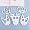 Poppy DIY Cat Face Resin Keychain Mold & Finger Armor Silicone Mold Set