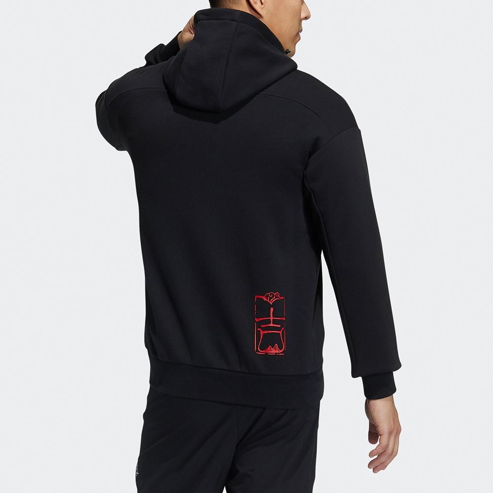 adidas Jackets Men's Black Hooded Moderate Other GN7350