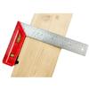 Combination Square Tool Woodworking Angles Ruler MultiProtractors with Bubble