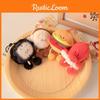 Gourmet Toy Plush Backpack Pendant Keychain Soft Filled Doll Child Gift Festival