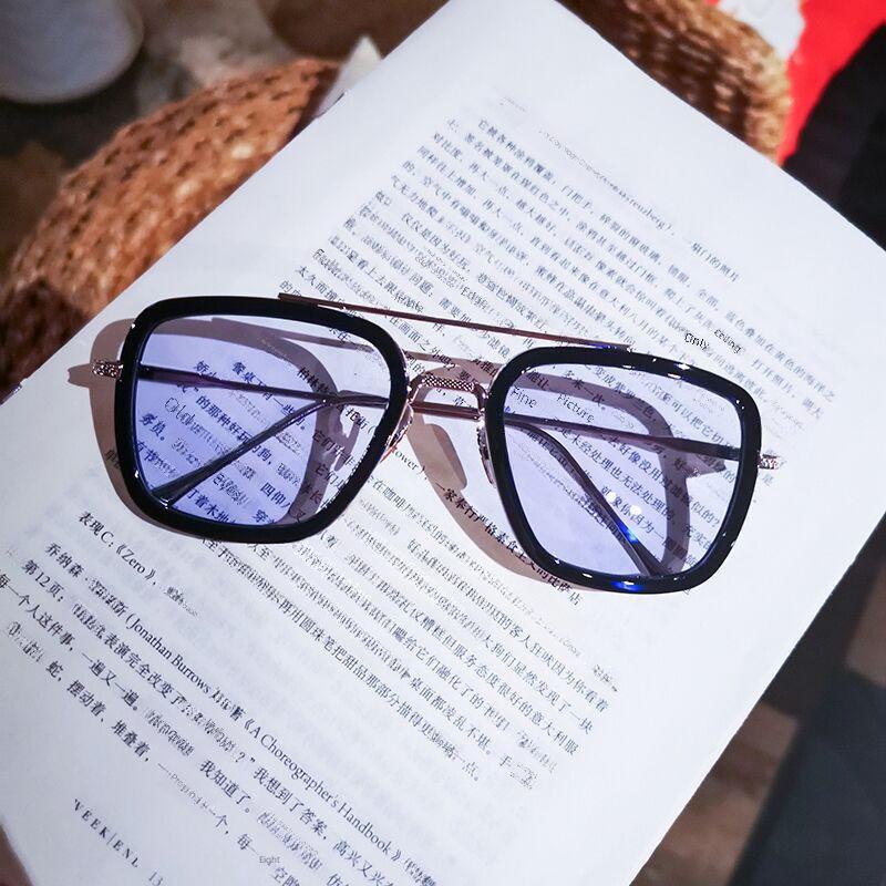 Trendsetting Metal Sunglasses Inspired by Iron Man - Multi-Color Small Frame (Model 66218)