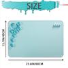 40x60cm Silicone Painting Mat For Kids Non-Stick Craft Mat Ink Blending Watercoloring Stamping Crafting Tool Water Media Mat