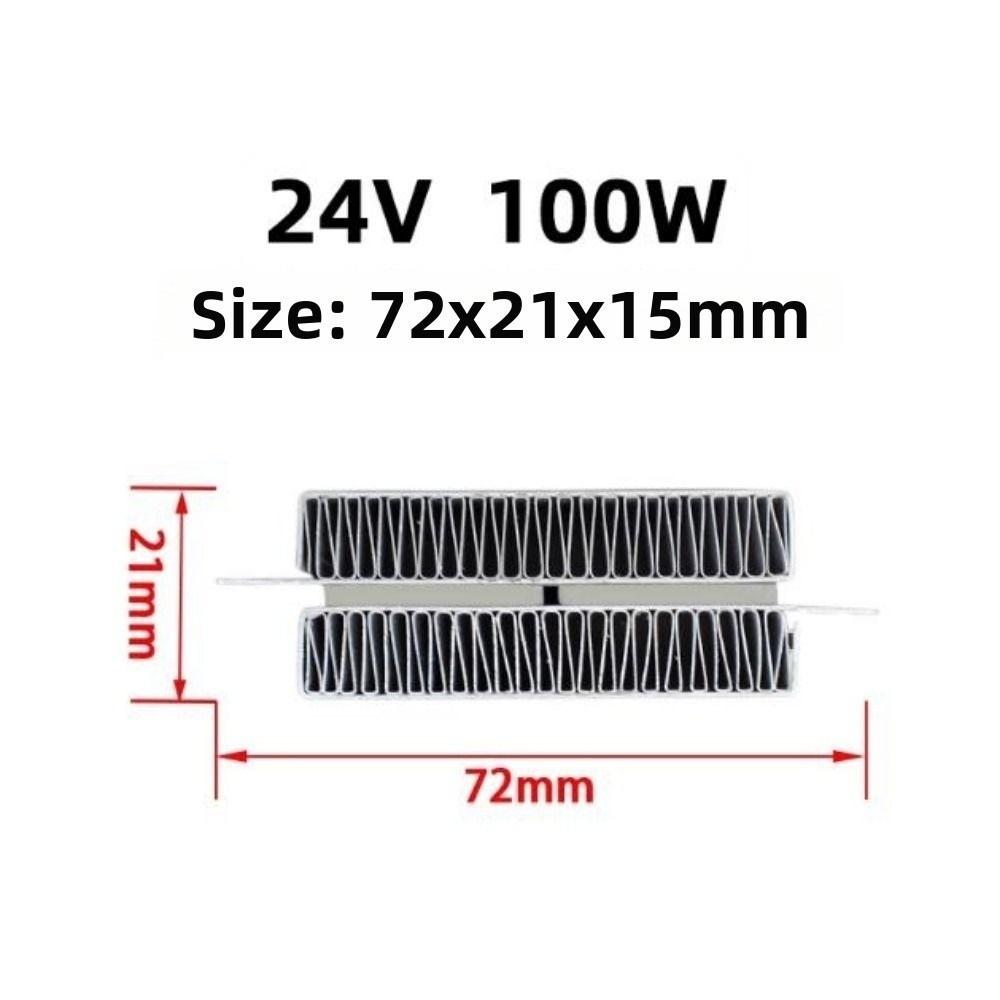 50/100/200W Isolier-Thermostatisch 72 * 21mm PTC Keramik Luftheizer Neuer Elektroheizer