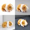 Lifelike Orange Guinea Pig Plush Toy For Children's Collection Gifts