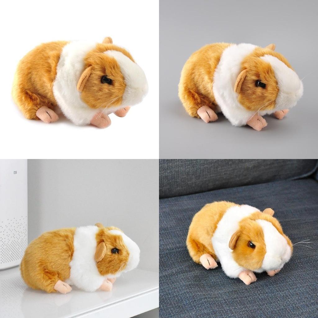Lifelike Orange Guinea Pig Plush Toy For Children's Collection Gifts
