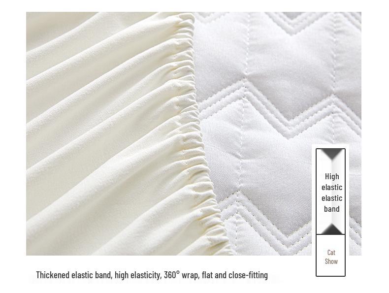 Simmons Quilted Mattress Protector - Full Enclosure for Home & Hotel Use