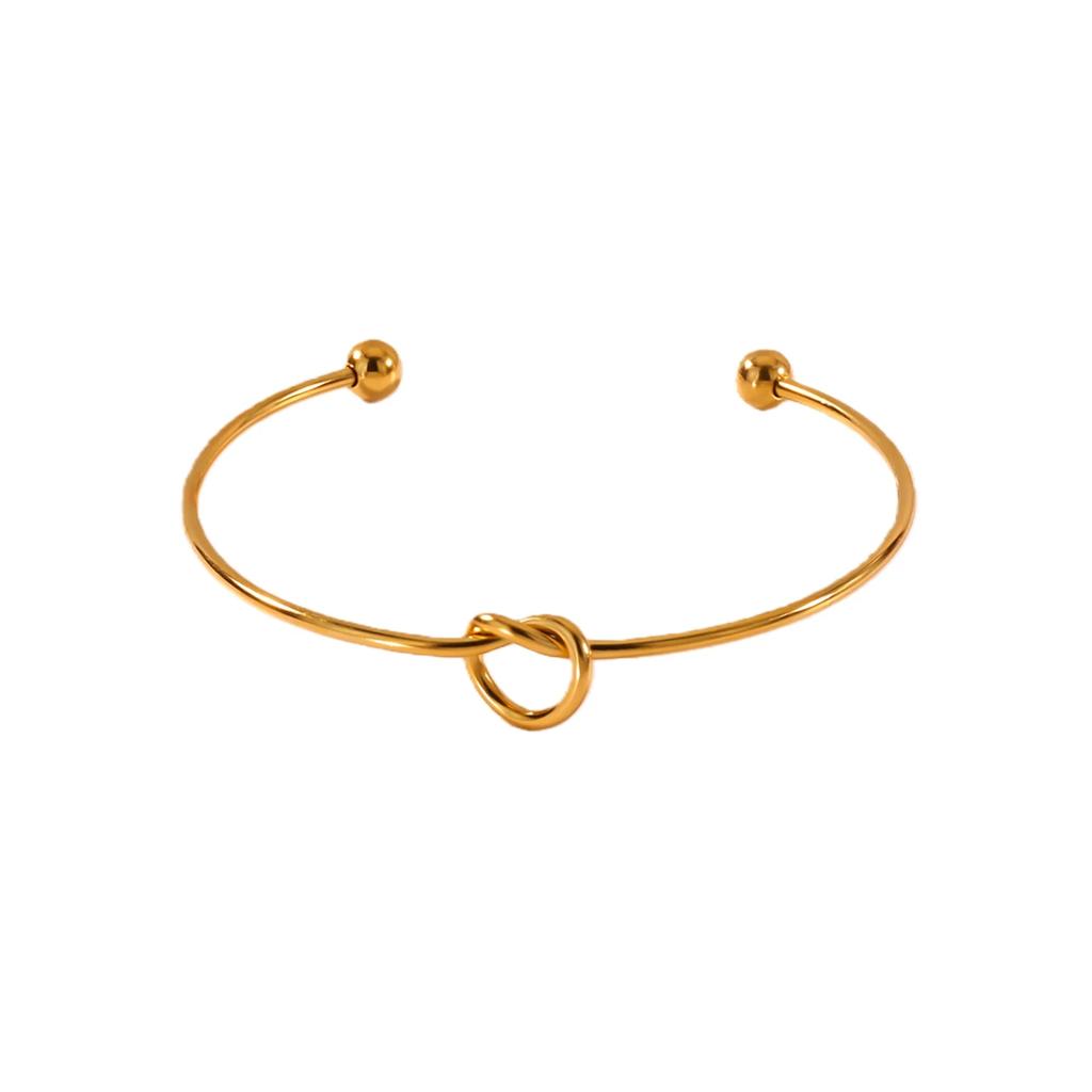 Hugging Stainless Steel Bracelet For Women Gold Color Shell Summer Waterproof Cuff Bangles Bracelets Flower Jewelry Accessories