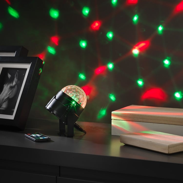 Lampa dyskotekowa led rgb ruchoma projektor impreza domowa party światła