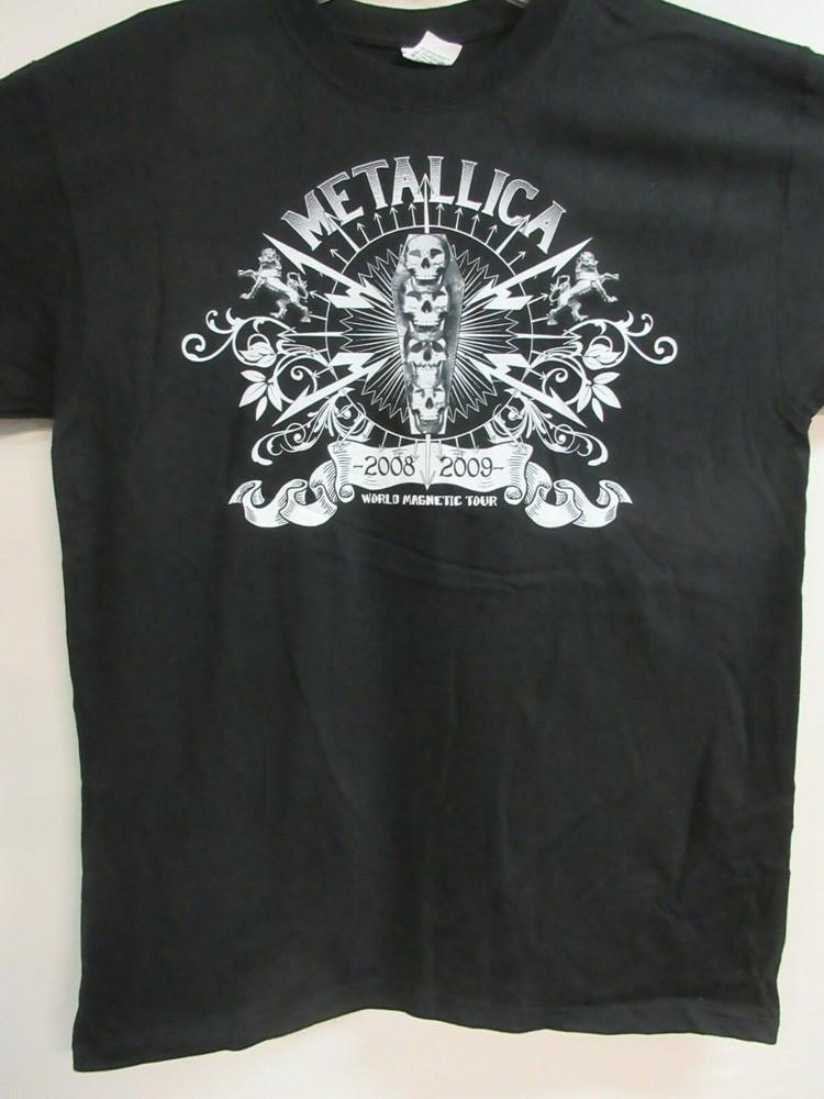 

METALLICA OFFICIAL OLD STOCK MERCH 08/09 BAND CONCERT MUSIC EXTRA LARGE Unisex T-Shirt XXXXL