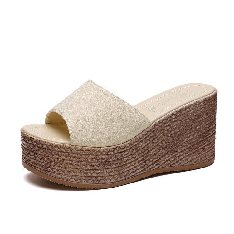 Sandali con plateau estivi da donna in ecopelle per comfort casual