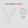 Double Layer Star Pendant Necklace - Women's Niche Luxury, Sweet & Cool Style, High-End Jewelry Accessory.