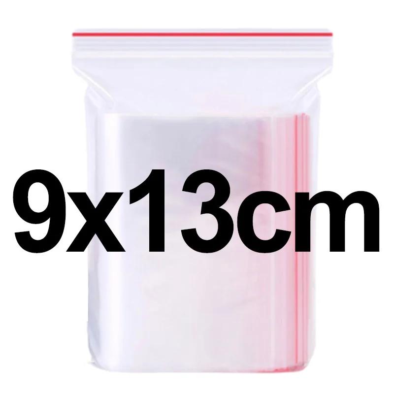 Transparente Zip-Verschlussbeutel Plastik Vakuum Aufbewahrungsbeutel für Kleinschmuck Küche Lebensmittelverpackung Wiederverschließbarer Heimverschlussbeutel