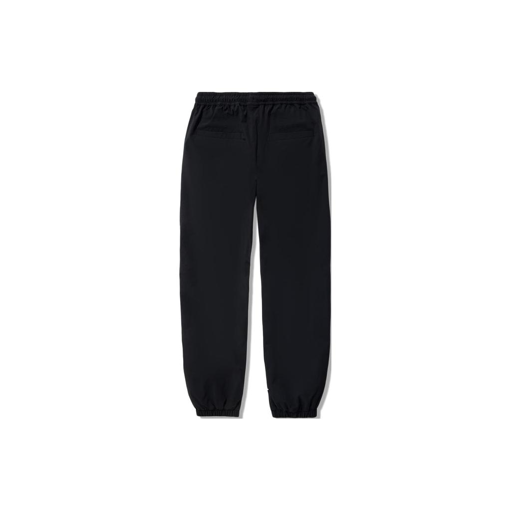 Li Ning Reignite Series Color Block Reflective Loose Knit Sports Pants Women bottoms Black AYKU146-1